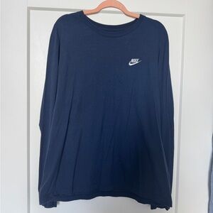 Nike Dark Blue Crew Neck Shirt